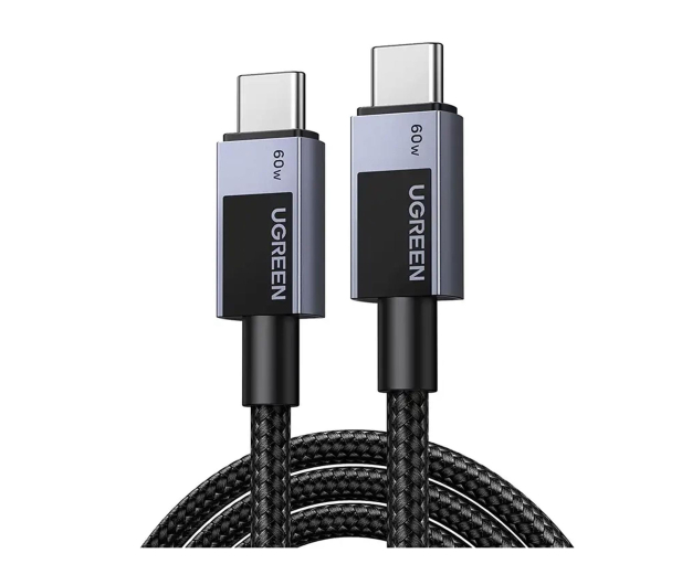 UGREEN Kabel USB-C do USB-C L524 60W PD 0.5m szary - 1489156 - zdjęcie